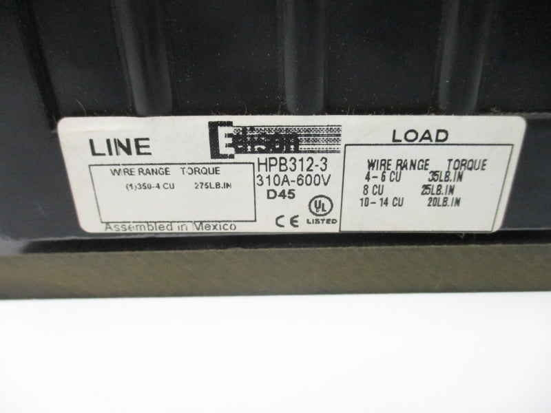 EDISON HPB312-3 600V 310A NSNP