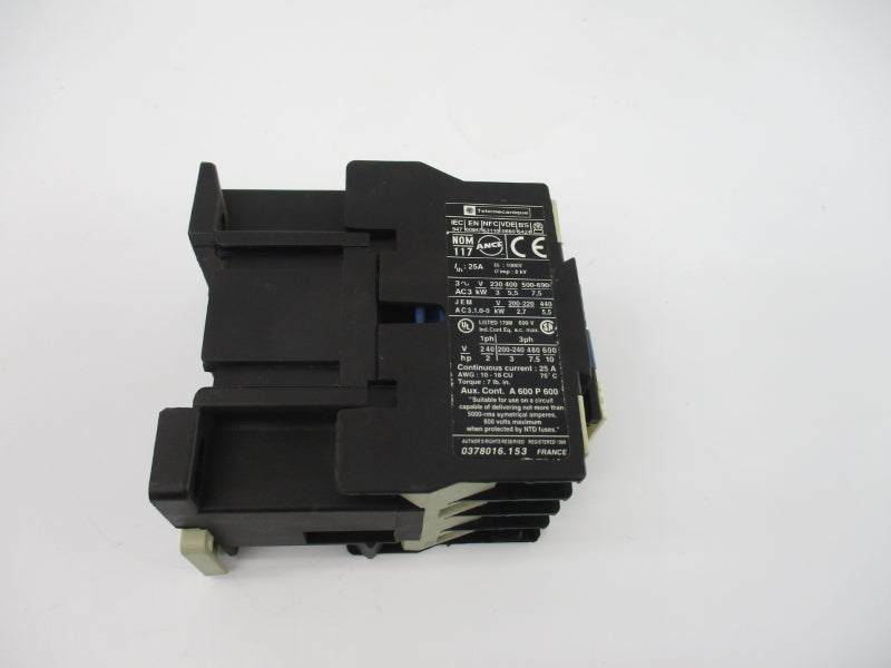 TELEMECANIQUE LC1D1201L6 208V 25A NSNP