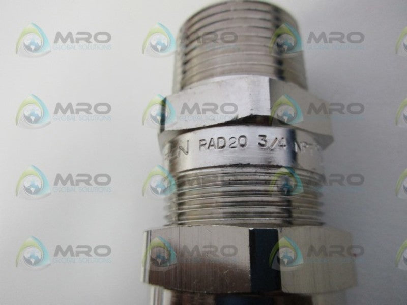 RCN RAD20 3/4NPT CONNECTOR NSNP