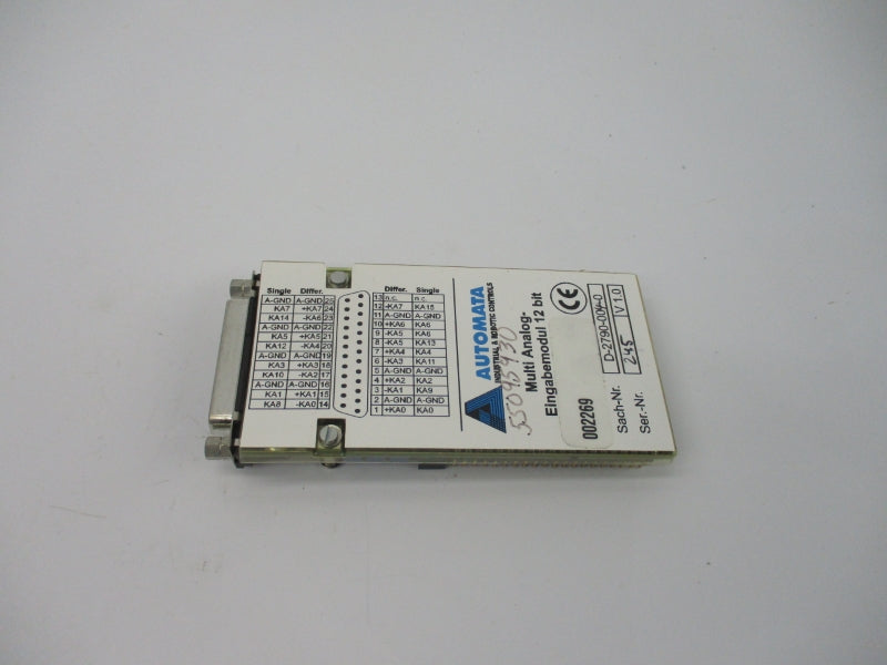 AUTOMATA D-2790-004-0 NSNP