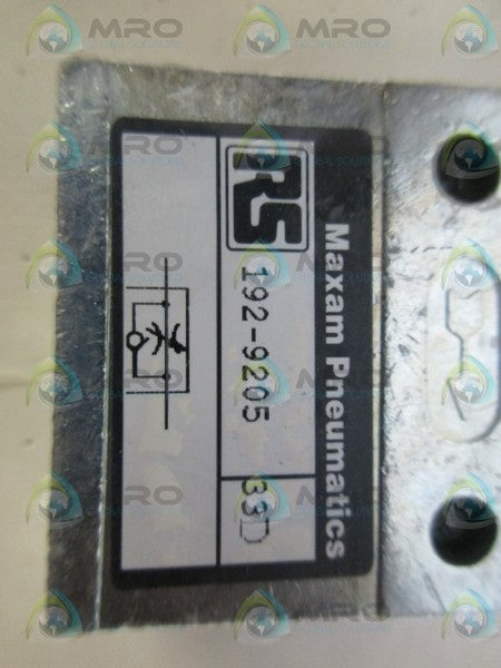 RS COMPONENTS 192-9205 MAXAM PNEUMATICS  NSMP