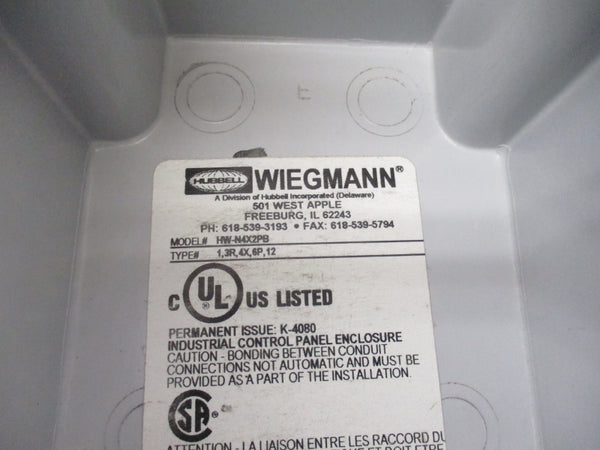 HUBBELL HW-N4X2PB UNMP