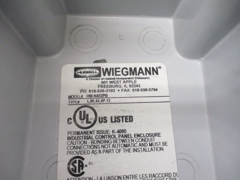 HUBBELL HW-N4X2PB UNMP