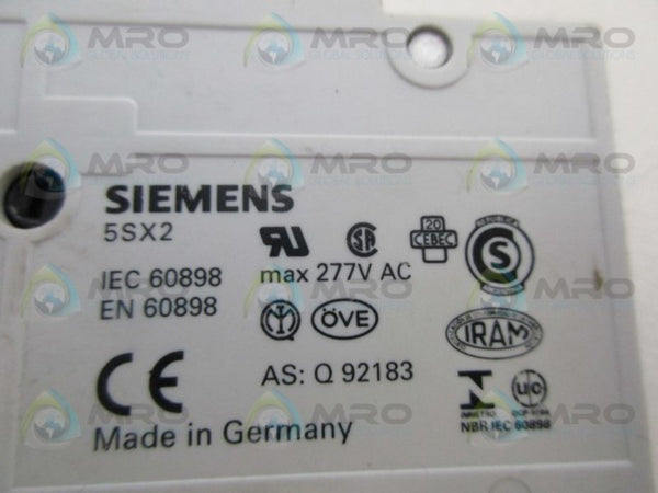SIEMENS 5SX21 CIRCUIT BREAKER UNMP