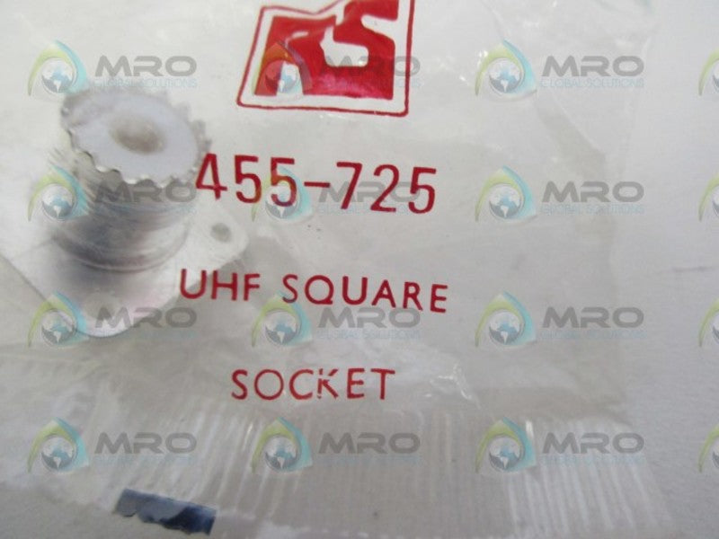 RS COMPONENTS 455-725 UHF SQUARE SOCKET  NSMP