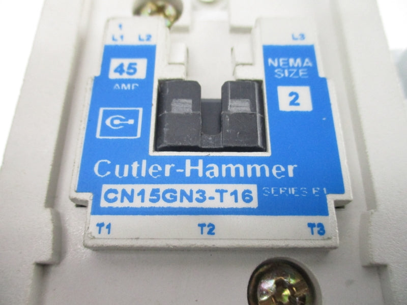 CUTLER HAMMER CN15GN3-T16 SER. B1 110/120V 45A NSNP