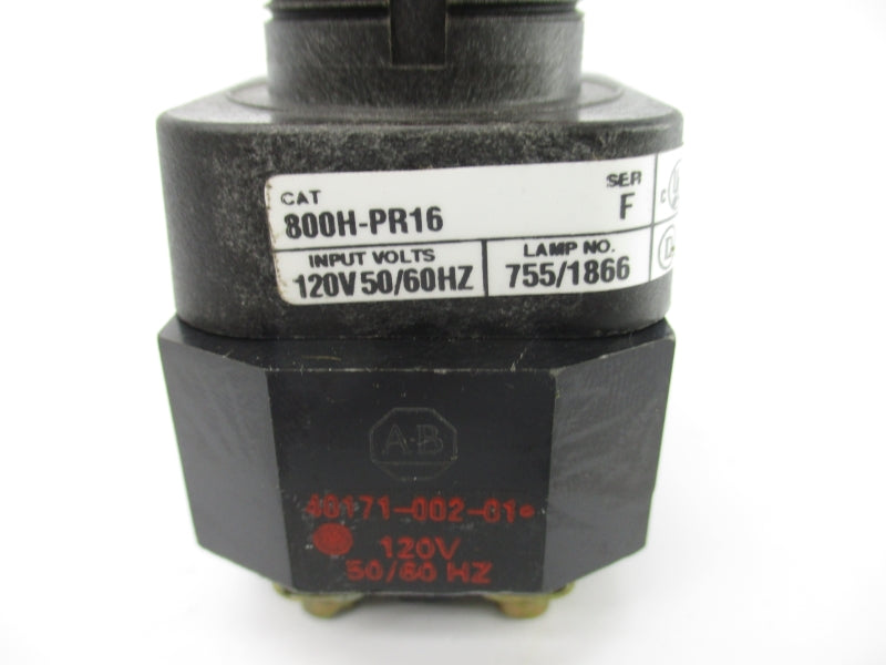 ALLEN BRADLEY 800H-PR16 SER. F 120V NSNP