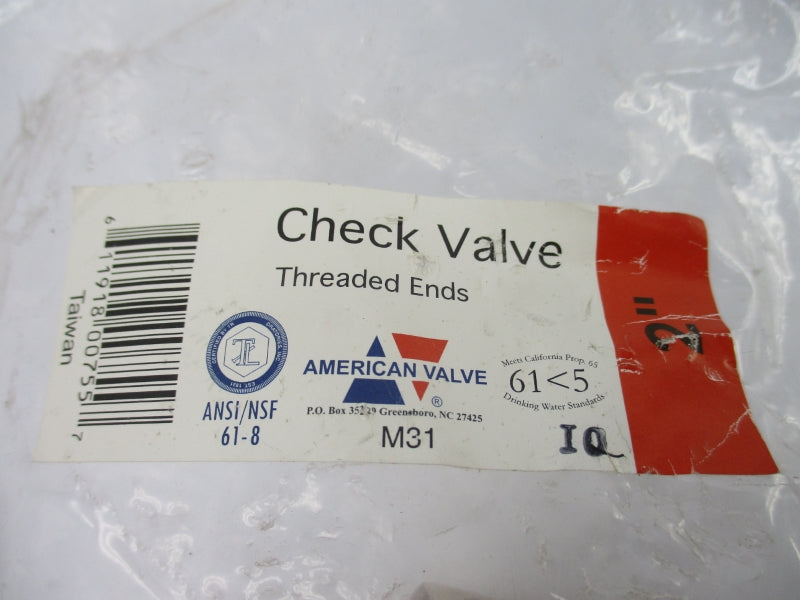 AMERICAN VALVE M31 2" NSMP