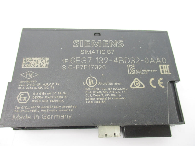SIEMENS 6ES7132-4BD32-0AA0 2A (AS PICTURED1) NSNP