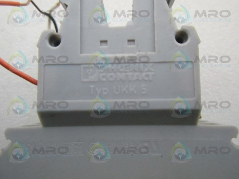 PHOENIX CONTACT UKK.5 DIN RAIL TERMINAL BLOCK UNMP