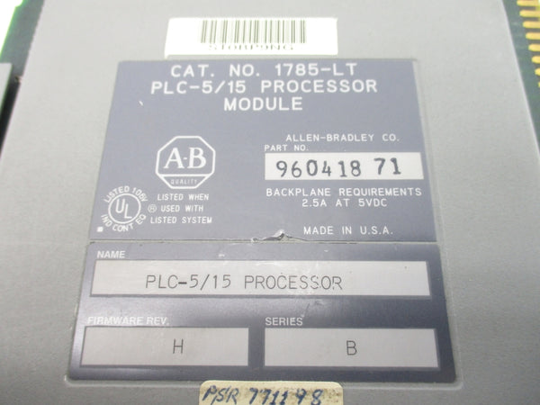 ALLEN BRADLEY 1785-LT SER. B F/W H UNMP
