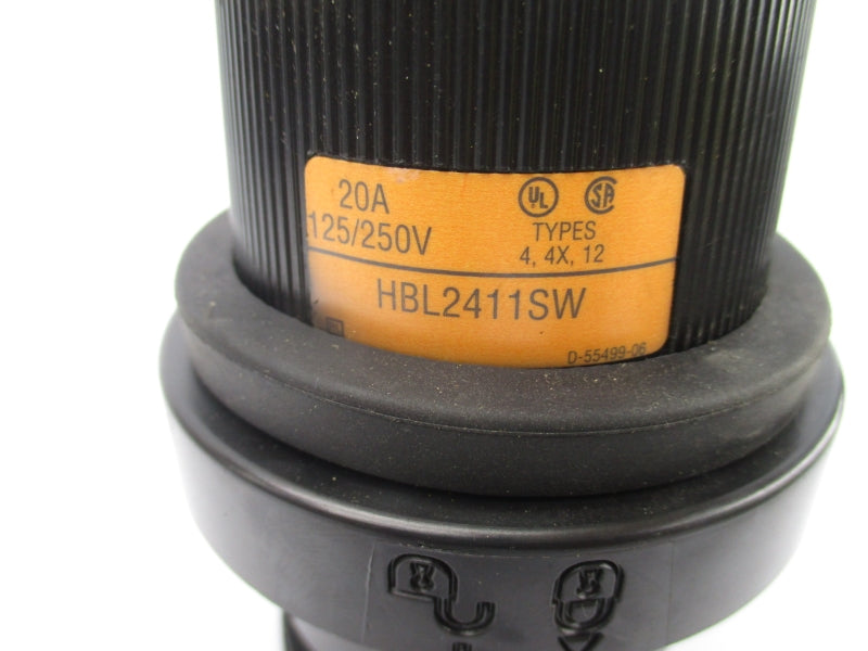HUBBELL HBL2411SW 125/250V 20A NSNP