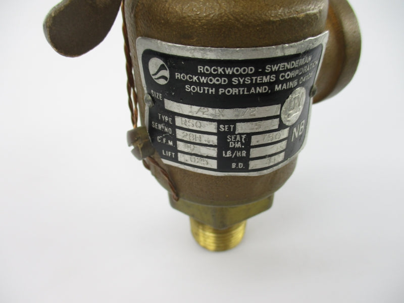 ROCKWOOD SYSTEMS RS0 15PSI 1/21X1/2" NSNP