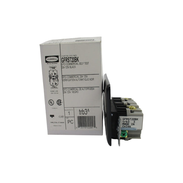 HUBBELL GFRST20BK 125V 20A NSMP
