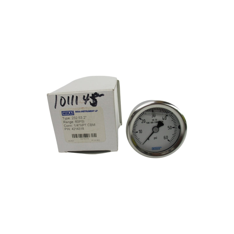 WIKA 4214318 60PSI NSMP