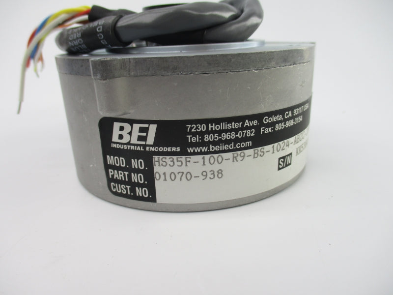 BEI 01070-938 HS35F-100-R9-BS-1024-ABZC-28V/V-SCS18-S 5-28VDC NSNP