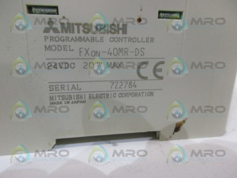 MITSUBISHI FXON-40MR-DS PROGRAMABLE CONTROLLER UNMP
