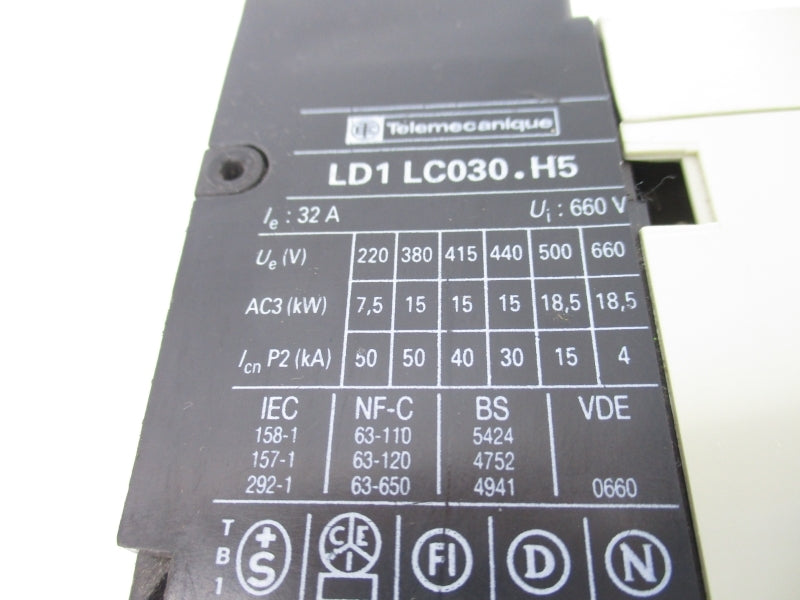 TELEMECANIQUE LD1LC030.H5 660V 32A NSNP