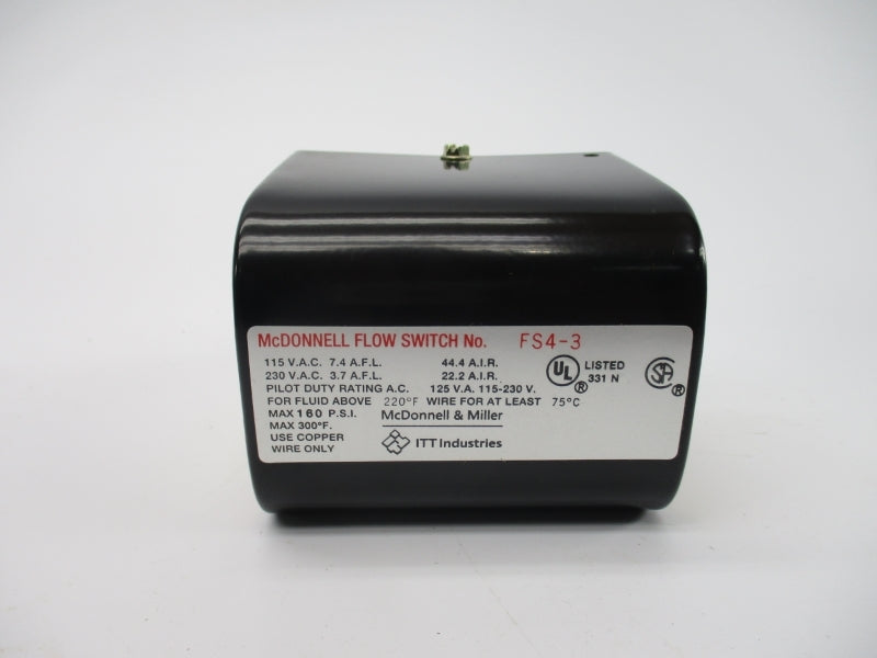MCDONNELL & MILLER 114400 FS4-3 115/230VAC 7.4/3.7A 160PSI NSMP