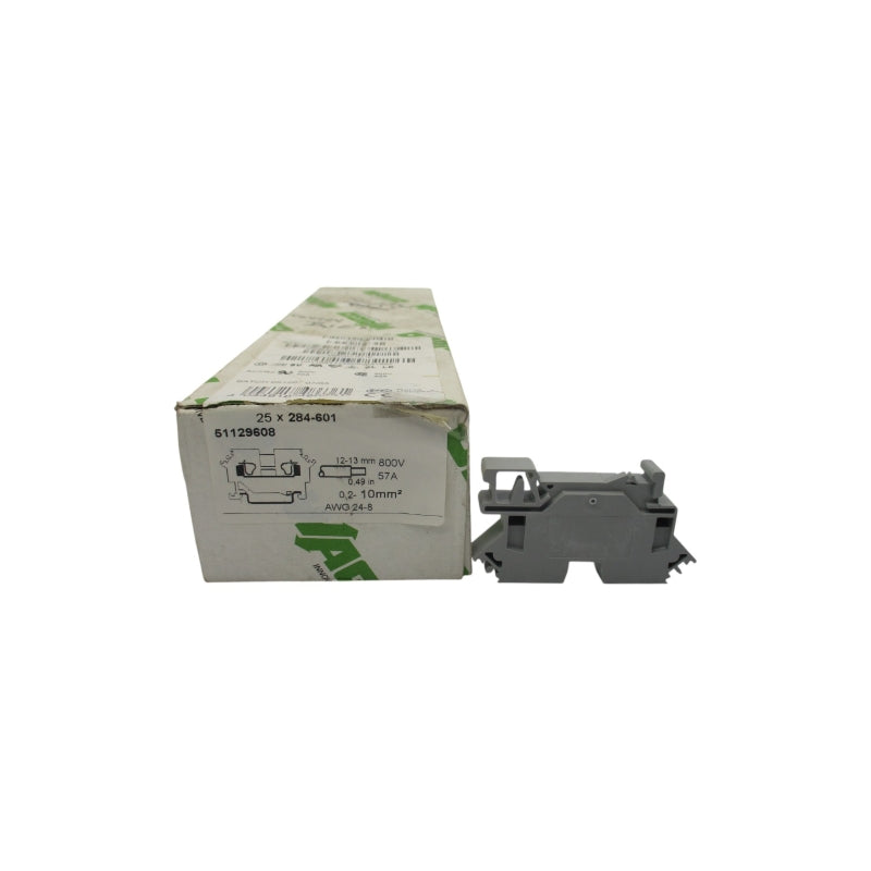 WAGO 284-601 51129608 800V 57A (PKG OF 25) NSMP