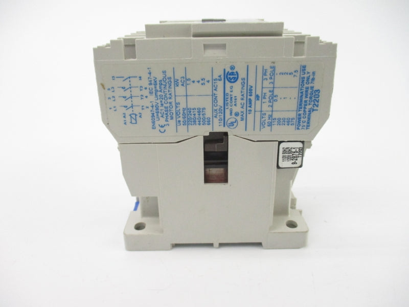 CUTLER HAMMER CE15BNS3 SER. B1 110/120V 10A NSNP
