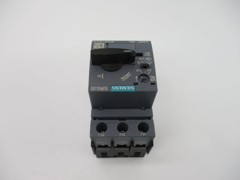 SIEMENS 3RV2011-0CA10 600V 0-18-0.25A NSNP