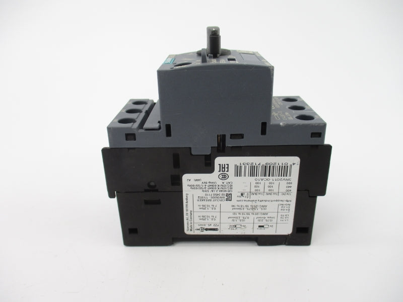 SIEMENS 3RV2011-0CA10 600V 0-18-0.25A NSNP