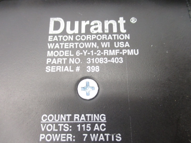 DURANT 6-Y-1-2-RMF-PMU 31083-403 115VAC (NO KEY) NSNP