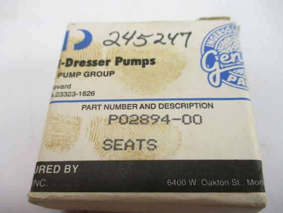 INGERSOLL DRESSER PUMPS P02894-00 NSMP