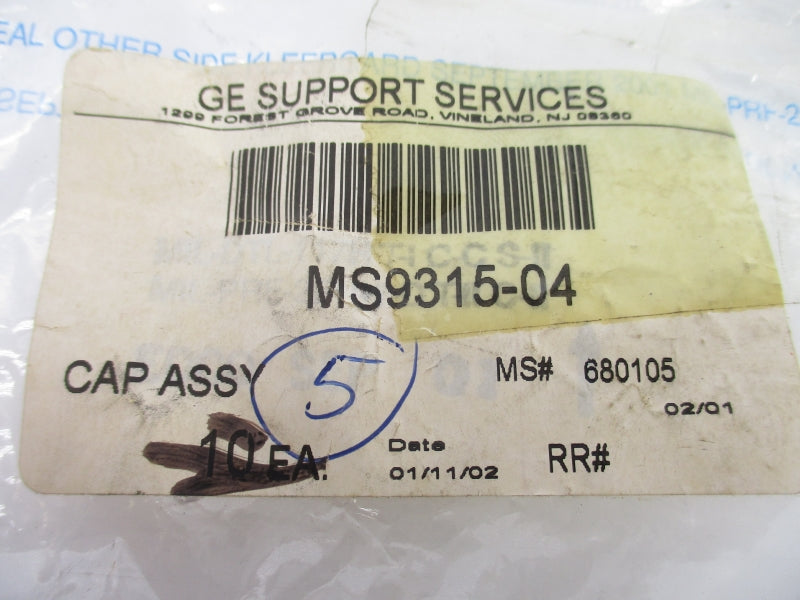 GE SUPPORT SERVICES MS9315-04 (PKG OF 5) NSMP