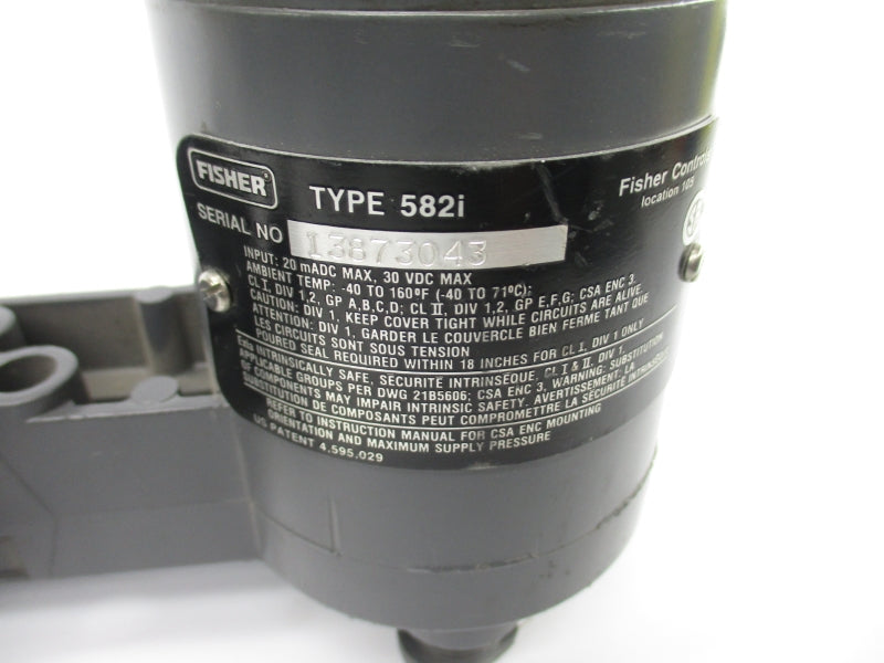 FISHER 582I 30VDC (AS PICTURED2) NSNP