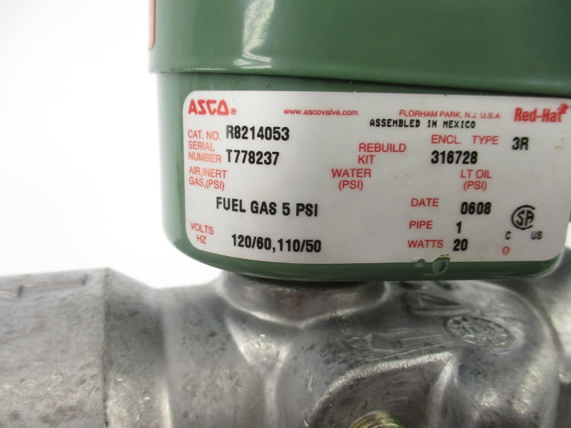 ASCO R8214053 110/120V 5PSI 1" NSNP