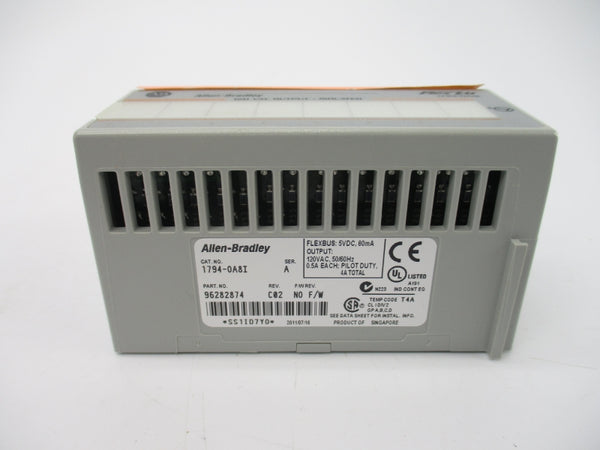 ALLEN BRADLEY 1794-OA8I SER. A 120VAC 0.5A REV. C02 NSMP