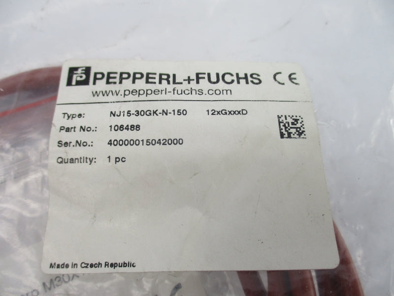 PEPPERL+FUCHS NJ15-30GK-N-150 106488 NSMP