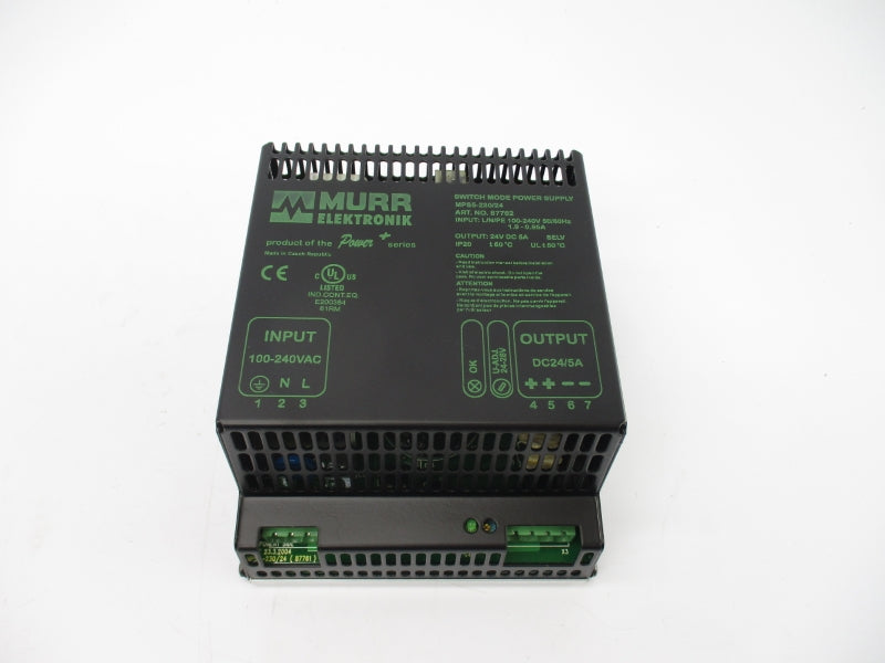 MURR ELEKTRONIK 87762C 100-240VAC 1.9-0.95A NSMP