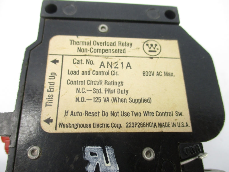 WESTINGHOUSE AN21A 600VAC NSNP