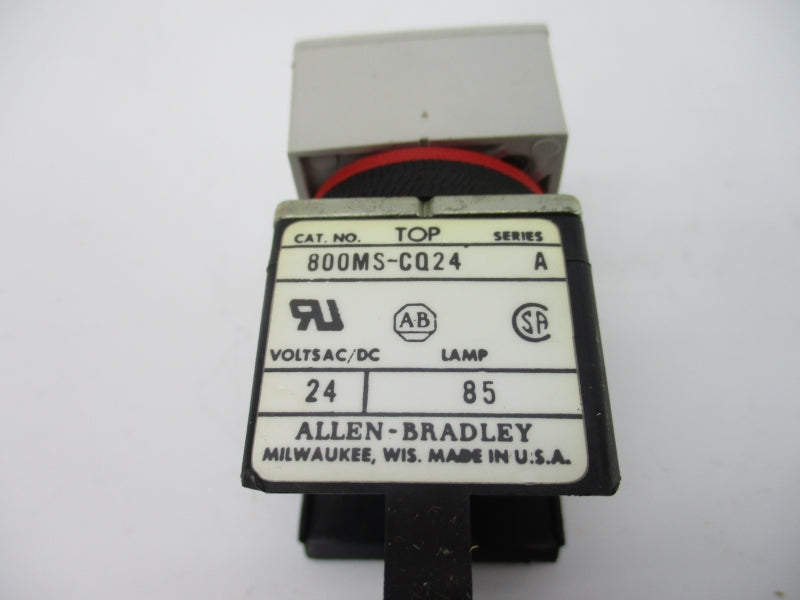 ALLEN BRADLEY 800MS-CQ24 SER. A 24VAC/DC NSNP