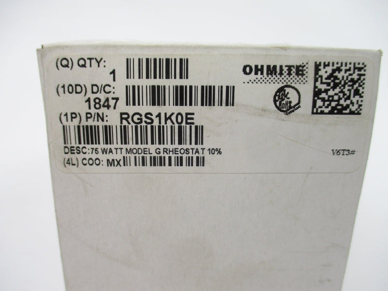 OHMITE RGS1K0E 0.274A NSMP