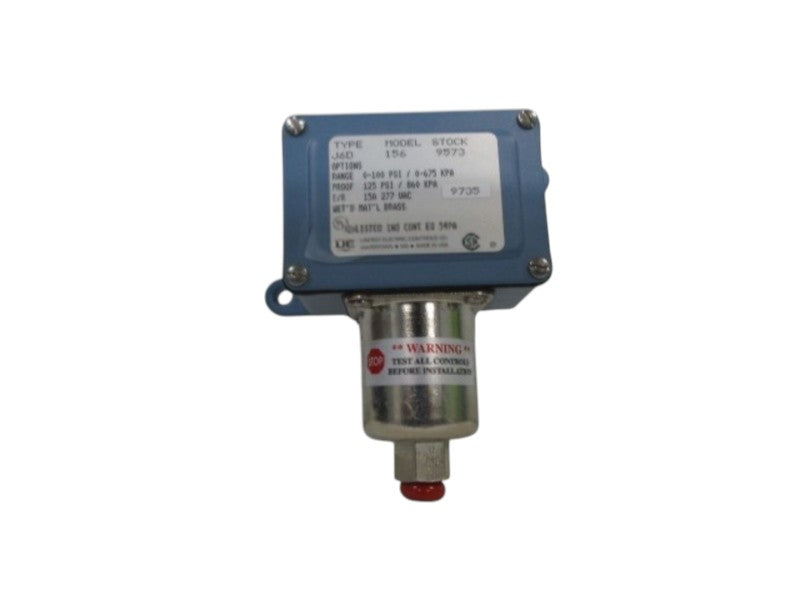 UNITED ELECTRIC J6D156 PRESSURE SWITCH NSNP