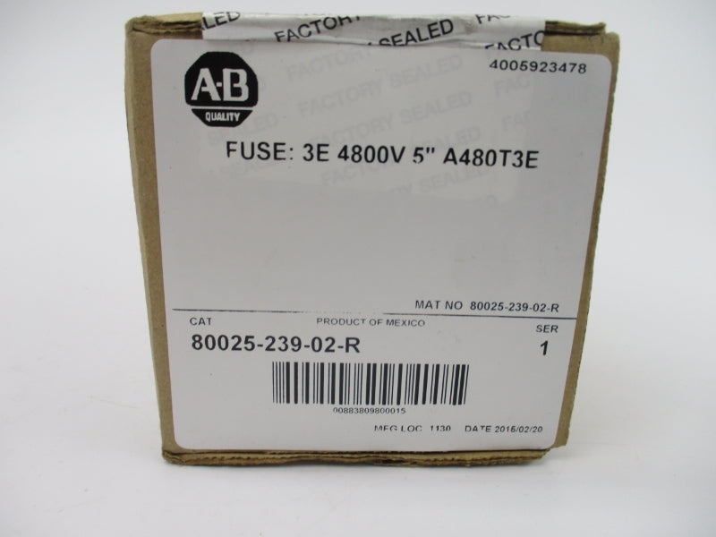 ALLEN BRADLEY 80025-239-02-R SER. A 4800V 3EA (BR/WH) NSFS