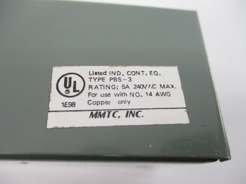 MMTC PBS-3 240VAC 5A NSNP