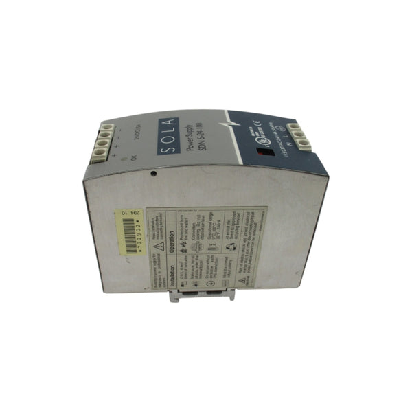 SOLA SDN5-24-100 115/230VAC 1.4-2.6A NSNP