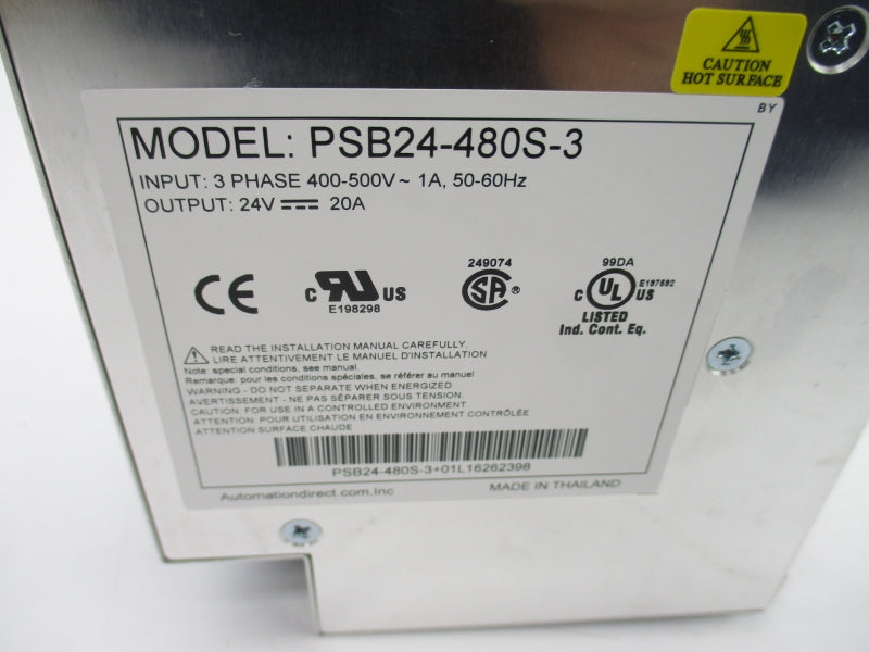 RHINO PSB24-480S-3 400-500V 1A NSNP