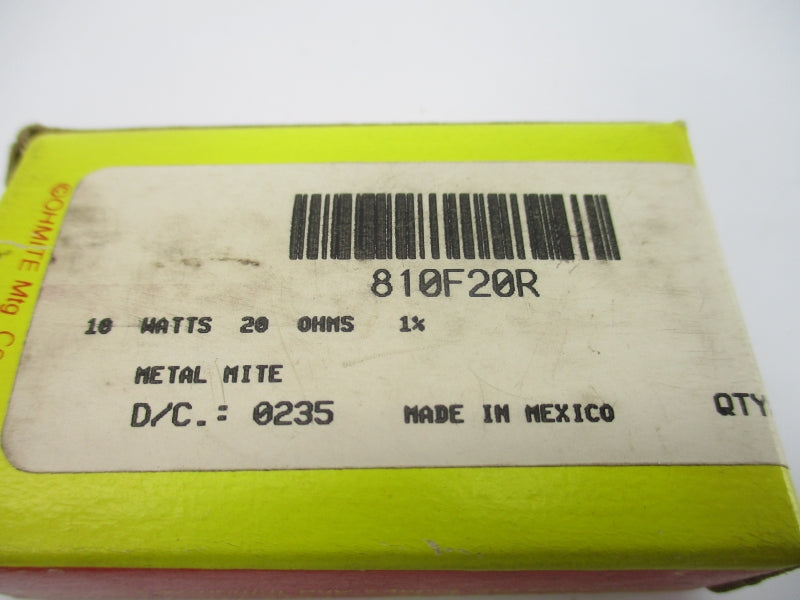 OHMITE 810F20R NSMP