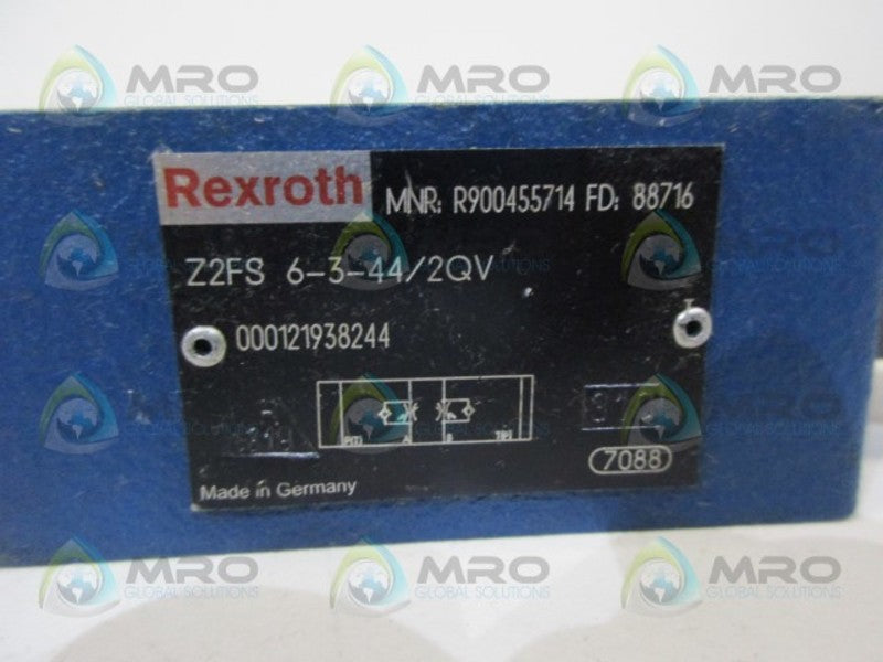 REXROTH R900455714 PRESSURE REDUCING CONTROL VALVE NSNP