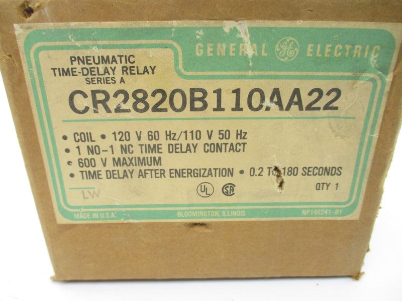 GENERAL ELECTRIC CR2820B110AA22 SER. A 110/120V NSFS