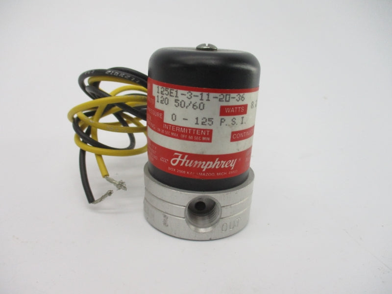 HUMPHERY 125E1-3-11-20-36 120V 0-125PSI NSMP