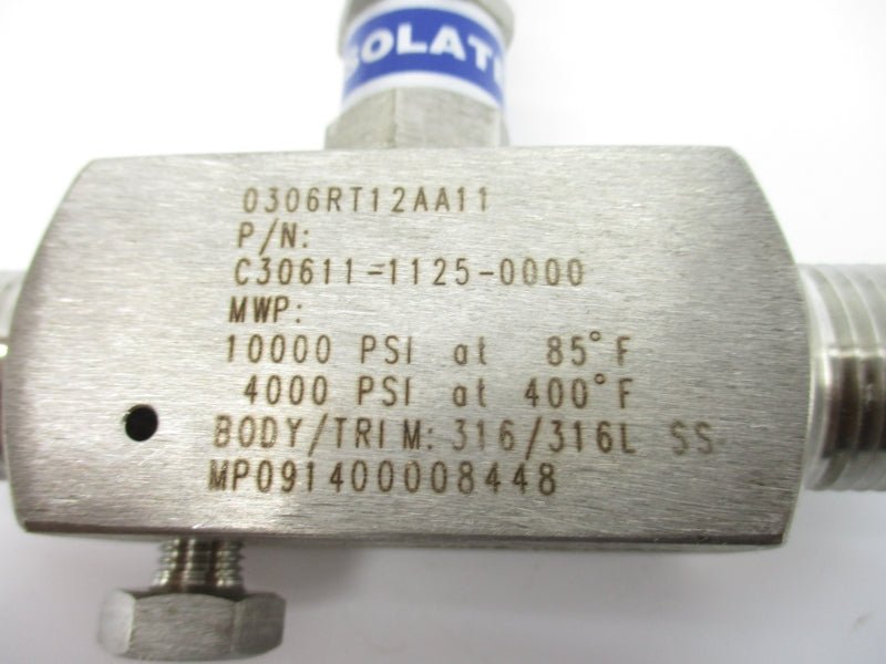 ROSEMOUNT C30611-1125-0000 10000PSI NSNP