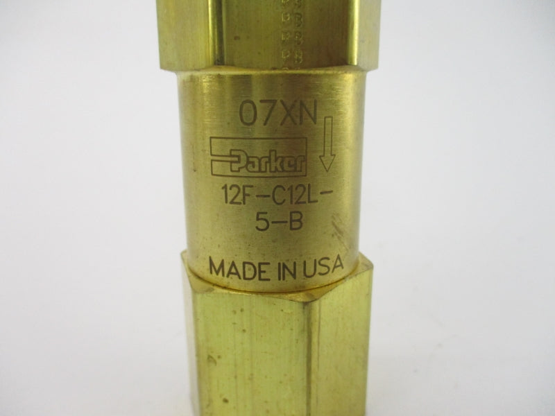 PARKER 12F-C12L-5-B NSNP