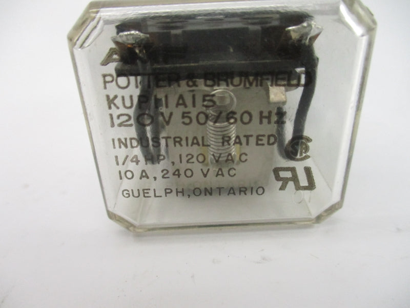 POTTER & BRUMFIELD KUP11A15 120V 10A NSNP